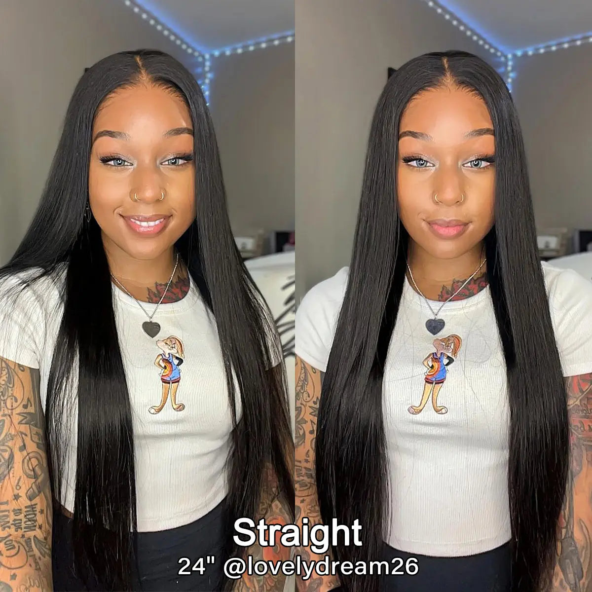✨ Wear & Go Glueless Straight Lace Wig – Beginner Friendly