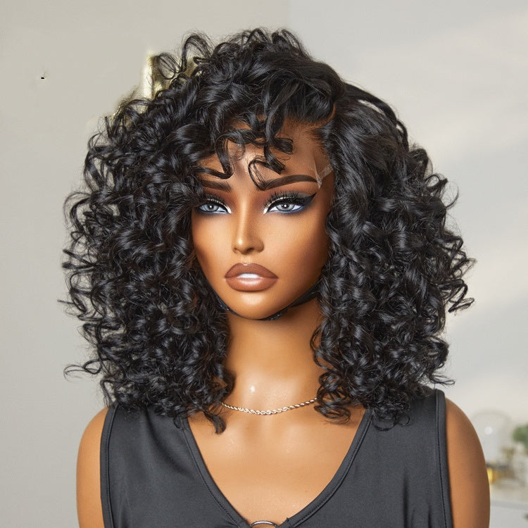 ⚡ Final Hours – Mature Bouncy Curl C-Part Glueless HD Lace Wig