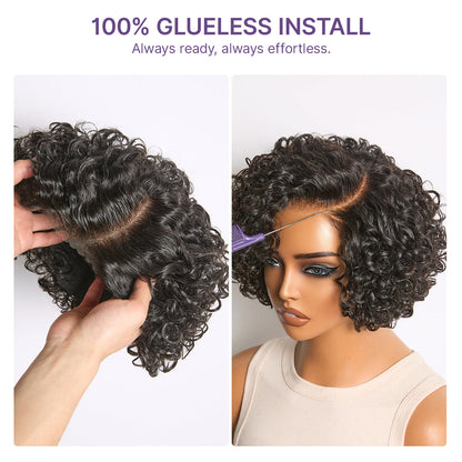 ⚡ Final Hours – Mature Bouncy Curl C-Part Glueless HD Lace Wig