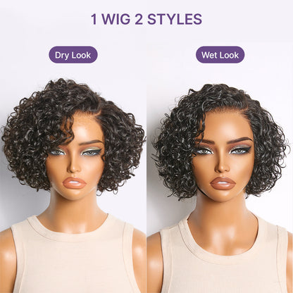 ⚡ Final Hours – Mature Bouncy Curl C-Part Glueless HD Lace Wig