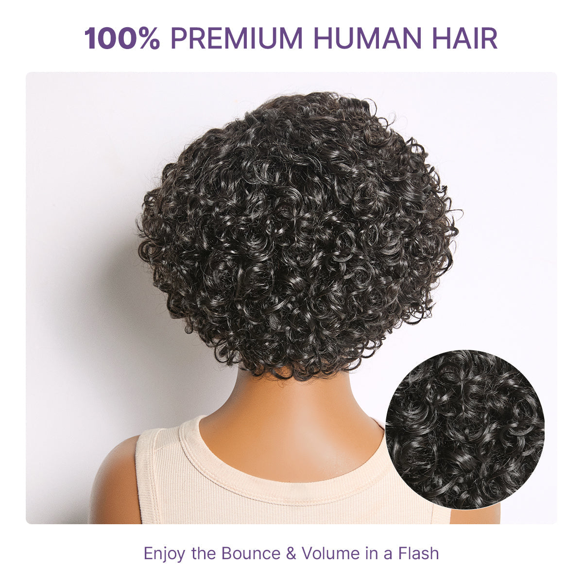 ⚡ Final Hours – Mature Bouncy Curl C-Part Glueless HD Lace Wig
