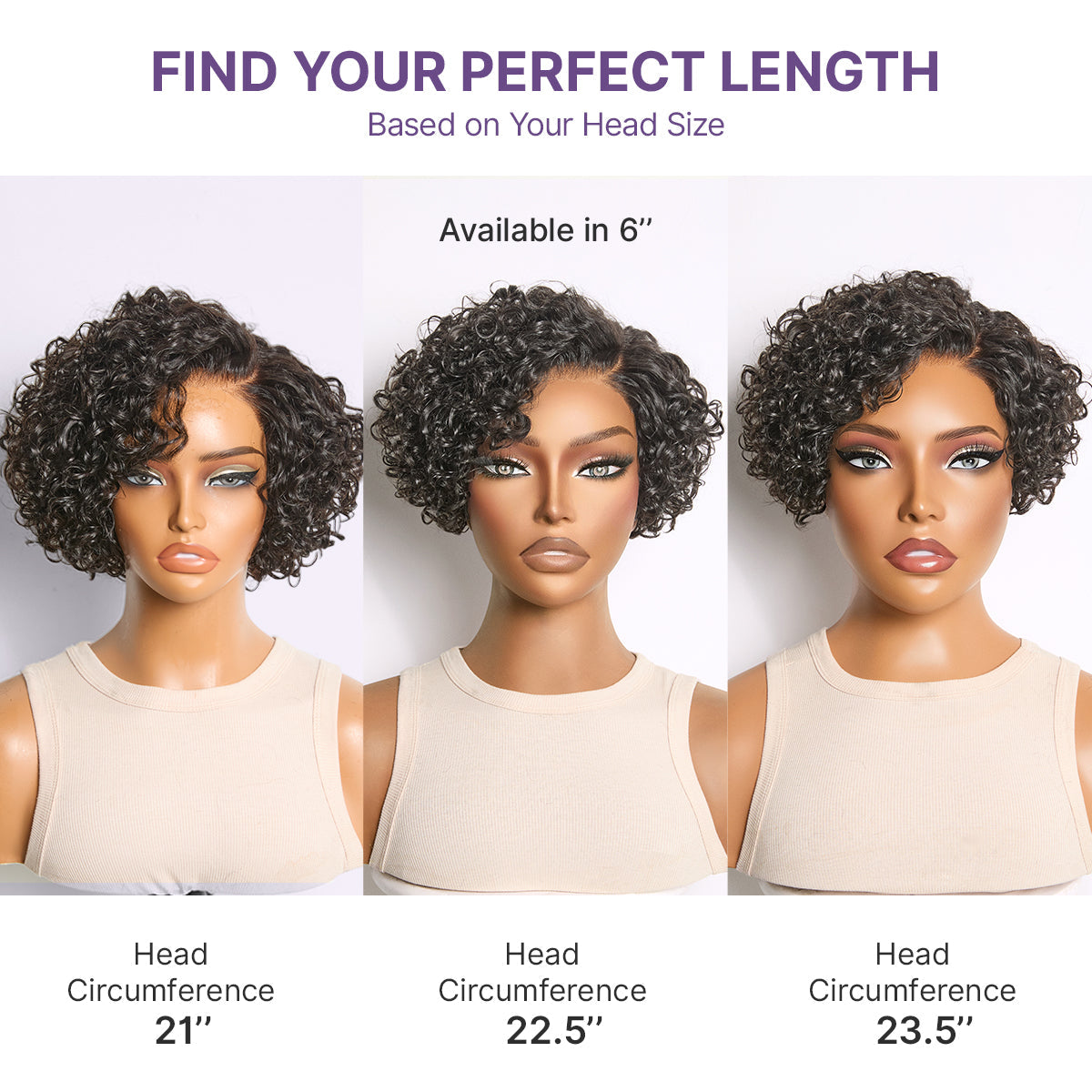 ✨Mature Bouncy Curl C-Part Glueless HD Lace Wig