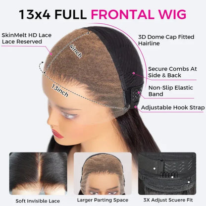 Wear Go Glueless Butterfly Layered Cut Style Loose Body Wave 6×5 13×4 HD Lace Wig Pre Everything