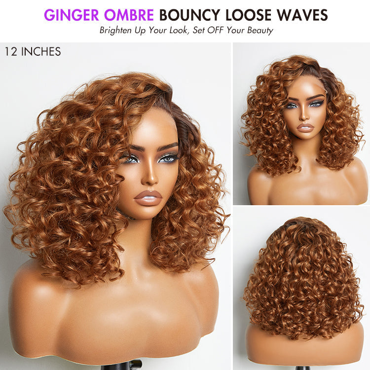 ⚡ Final Hours – Mature Bouncy Curl C-Part Glueless HD Lace Wig