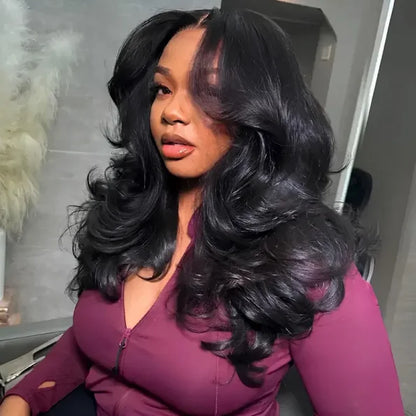 Wear Go Glueless Butterfly Layered Cut Style Loose Body Wave 6×5 13×4 HD Lace Wig Pre Everything