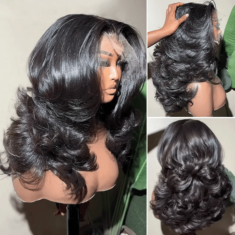 Wear Go Glueless Butterfly Layered Cut Style Loose Body Wave 6×5 13×4 HD Lace Wig Pre Everything