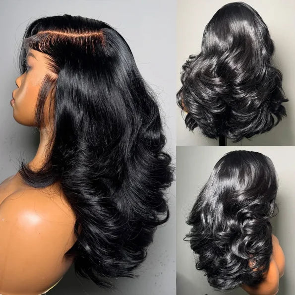 Wear Go Glueless Butterfly Layered Cut Style Loose Body Wave 6×5 13×4 HD Lace Wig Pre Everything