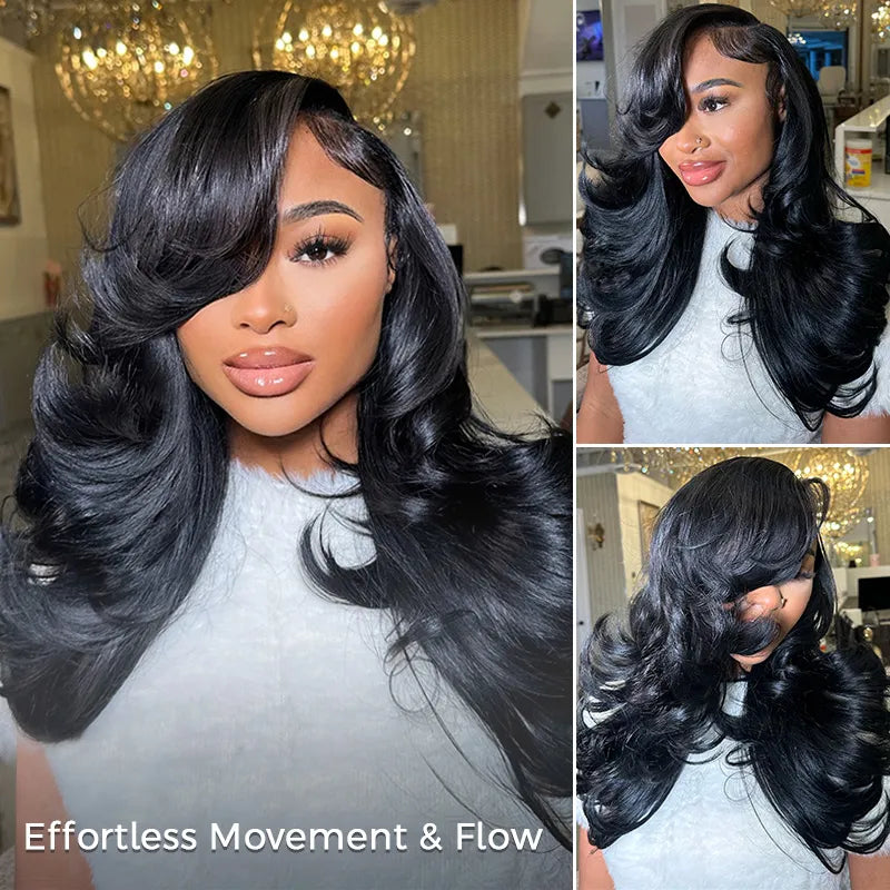 Wear Go Glueless Butterfly Layered Cut Style Loose Body Wave 6×5 13×4 HD Lace Wig Pre Everything