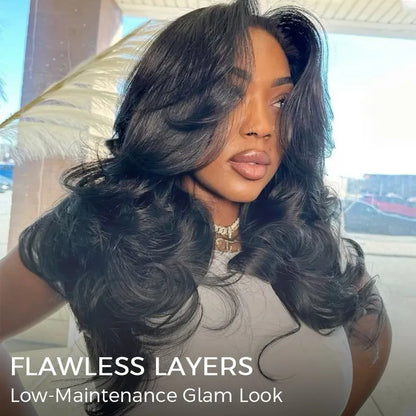 Wear Go Glueless Butterfly Layered Cut Style Loose Body Wave 6×5 13×4 HD Lace Wig Pre Everything