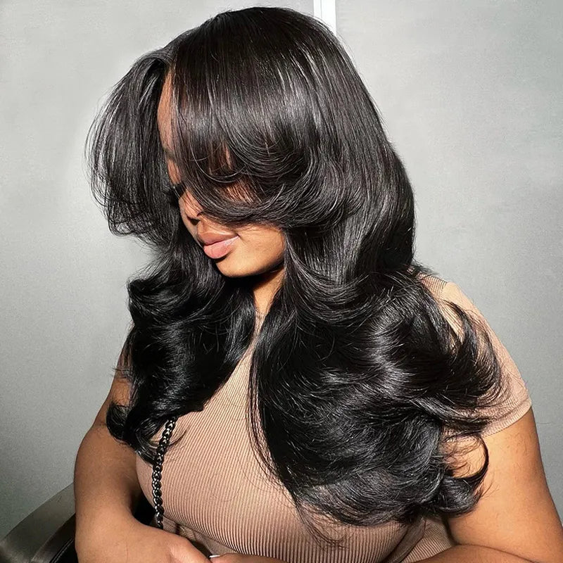 Wear Go Glueless Butterfly Layered Cut Style Loose Body Wave 6×5 13×4 HD Lace Wig Pre Everything
